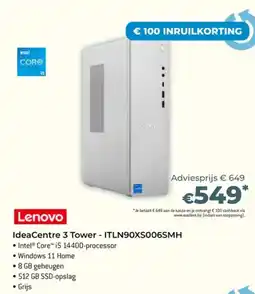 AUVA Lenovo IdeaCentre 3 Tower aanbieding