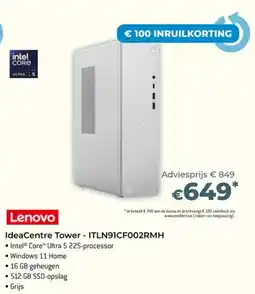 AUVA Lenovo IdeaCentre Tower aanbieding