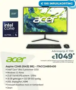 AUVA Acer Aspire C24B aanbieding