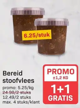 Bon Ap Bereid stoofvlees aanbieding