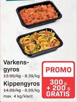 Bon Ap Varkensgyros aanbieding