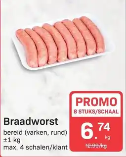 Bon Ap Braadworst aanbieding