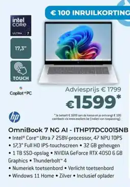 AUVA OmniBook 7 NG AI aanbieding