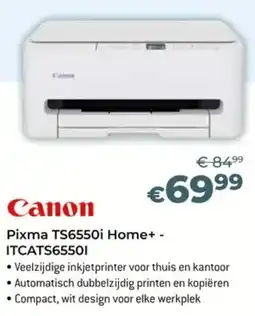 AUVA Canon Pixma TS6550i Home+ aanbieding