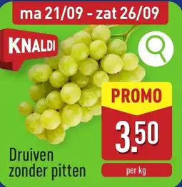 ALDI Druiven Zonder Pitten aanbieding