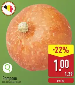 ALDI Pompoen aanbieding