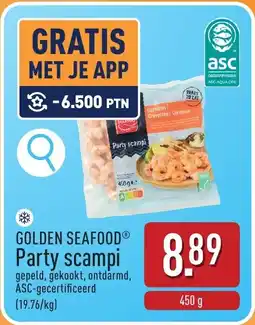 ALDI Golden Seafood Party Scampi aanbieding