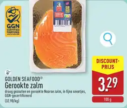 ALDI Golden Seafood Gerookte Zzalm aanbieding