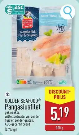 ALDI Golden seafood pangasiusfilet aanbieding
