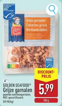 ALDI Golden seafood grijze garnalen aanbieding