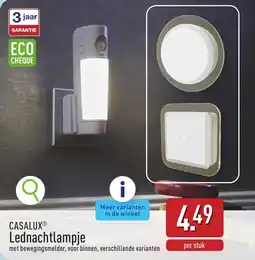 ALDI Casalux Lednachtlampje aanbieding