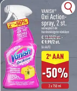 ALDI Vanish oxi action spray aanbieding