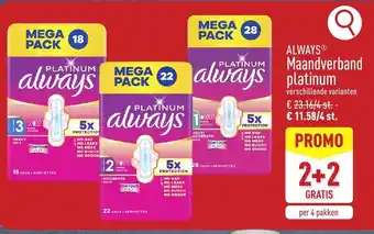 Always maandverband platinum
