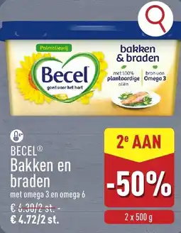 ALDI Becel bakken en braden aanbieding