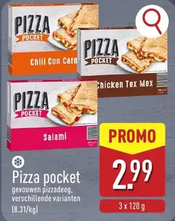 ALDI Pizza pocket aanbieding