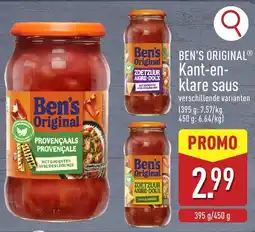 ALDI Ben's Original Kant en klare saus aanbieding