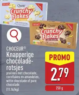 ALDI Choceur Knapperige chocolade rotsjes aanbieding