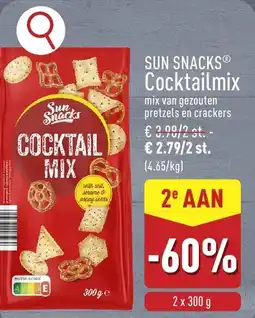 ALDI Sun snacks cocktailmix aanbieding