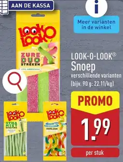 ALDI Look-o-look snoep aanbieding
