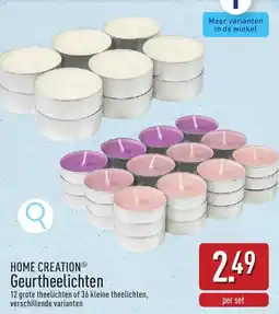 ALDI Home creation geurtheelichten aanbieding