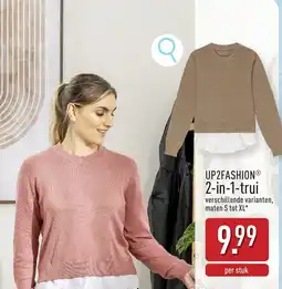 ALDI Up2fashion 2-in-1-trui aanbieding