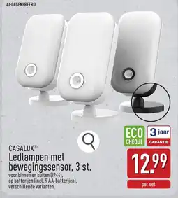 ALDI Casalux ledlampen met bewegingssensor aanbieding