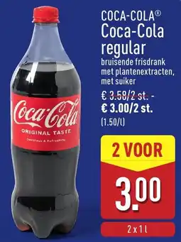 ALDI Coca-Cola regular aanbieding