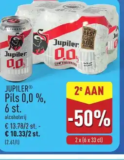 ALDI Jupiler pils 0.0% aanbieding