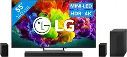 Coolblue LG Mini-led 55 QNED93 (2026) + LG DS60TR aanbieding