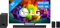 Coolblue LG Mini-led 55 QNED93 (2026) + LG DS70TR aanbieding