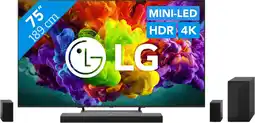 Coolblue LG Mini-led 75 QNED93 (2026) + LG DS70TR aanbieding