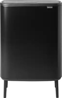 Coolblue Brabantia Bo Touch Bin Hi Poubelle 60 Litres Noir Mat aanbieding