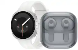 Coolblue Samsung Galaxy Watch 9 Wit 40mm + Samsung Galaxy Buds4 Wit aanbieding