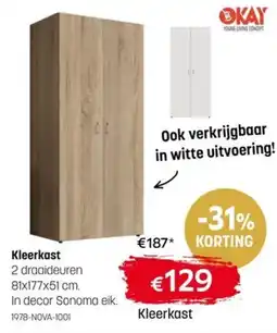 BE-Okay Kleerkast aanbieding