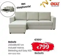 BE-Okay Bedsofa aanbieding