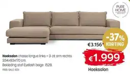BE-Okay Hoeksalon aanbieding