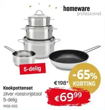 Homeware professional Kookpottenset