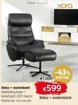 BE-Okay Relax + voetenbank aanbieding