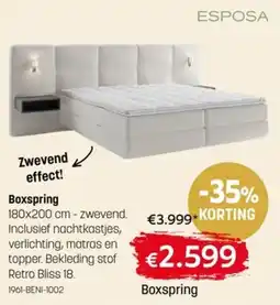 BE-Okay Boxspring aanbieding