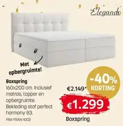 BE-Okay Boxspring aanbieding