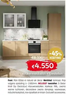 BE-Okay Keukenmeubelen + toestellen aanbieding
