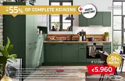 BE-Okay Keukenmeubelen + toestellen aanbieding