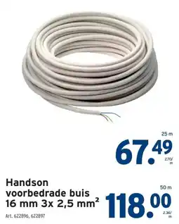 GAMMA Handson voorbedrade buis aanbieding