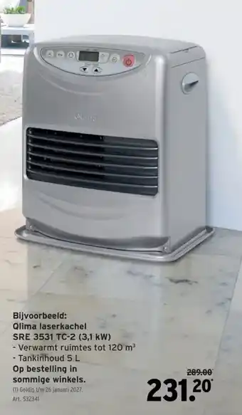 Qlima laserkachel