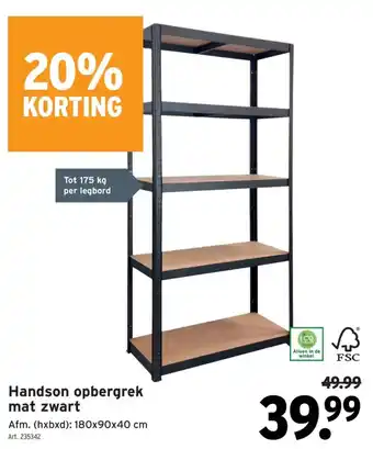 Handson opbergrek