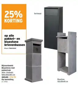 GAMMA Bluestone met pakketvak aanbieding