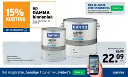 GAMMA gamma binnenlak aanbieding