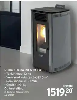 GAMMA Qlima Fiorina 90 S aanbieding