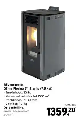 GAMMA Qlima Fiorina 74 S aanbieding