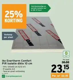 GAMMA Iko Enertherm Comfort PIR isolatie aanbieding